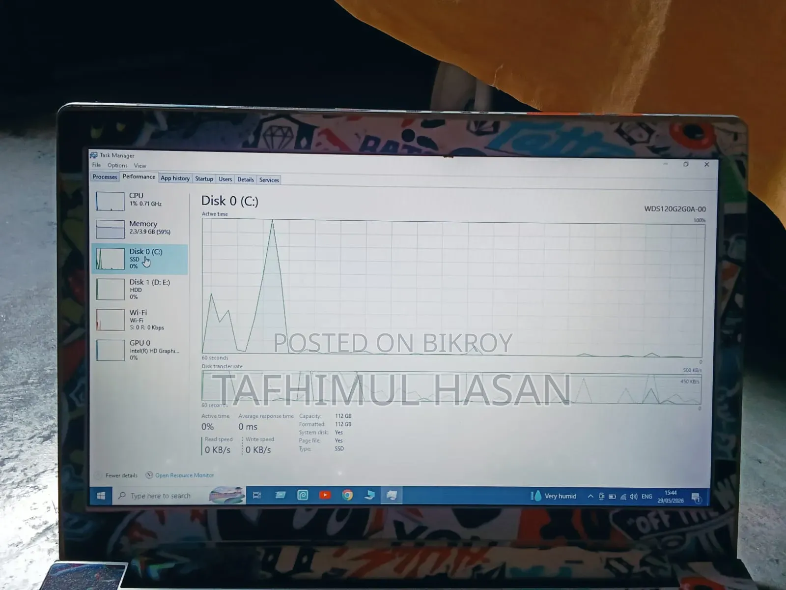 ল্যাপটপ লেনোভো আইডিয়াপ্যাড ৩১০ ৪জিবি ইন্টেল কোর আই৭ এইচডিডি+এসএসডি ১২৮জিবি