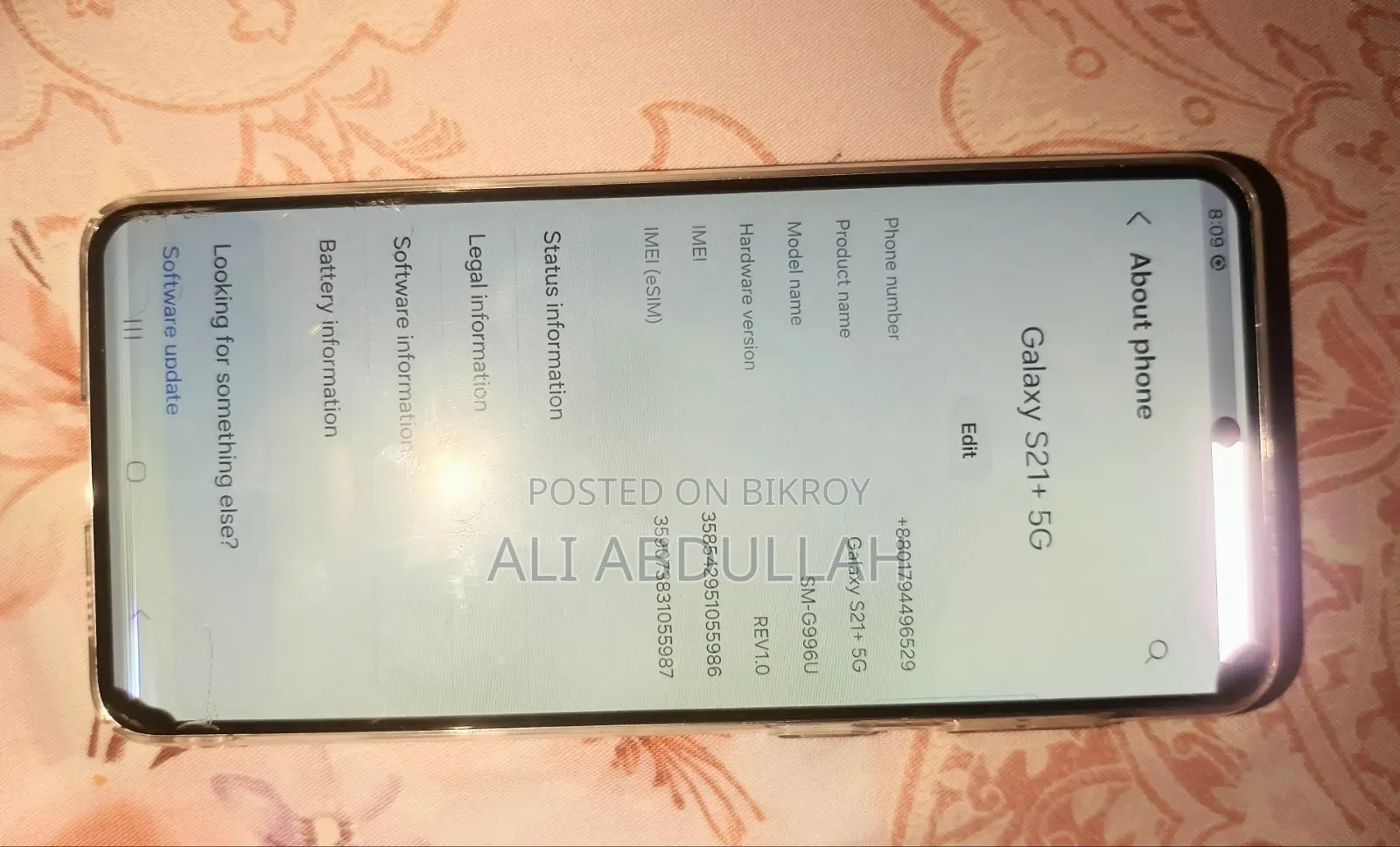 Samsung Galaxy S21+ 5G 128 GB Purple