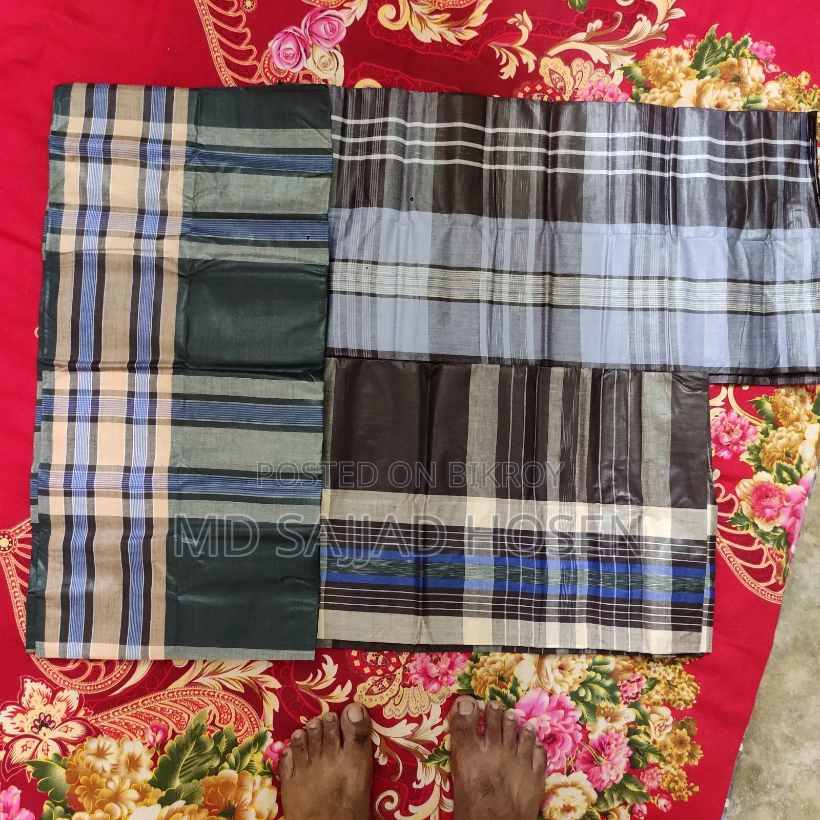 ৩ পিস ৬ হাত লুঙ্গি