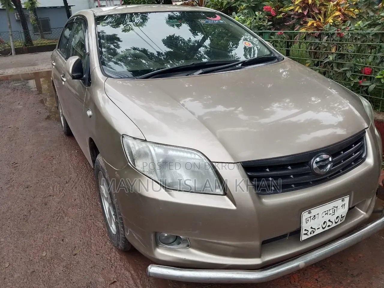 Toyota Axio 1.5 X 4WD 2007 Brown