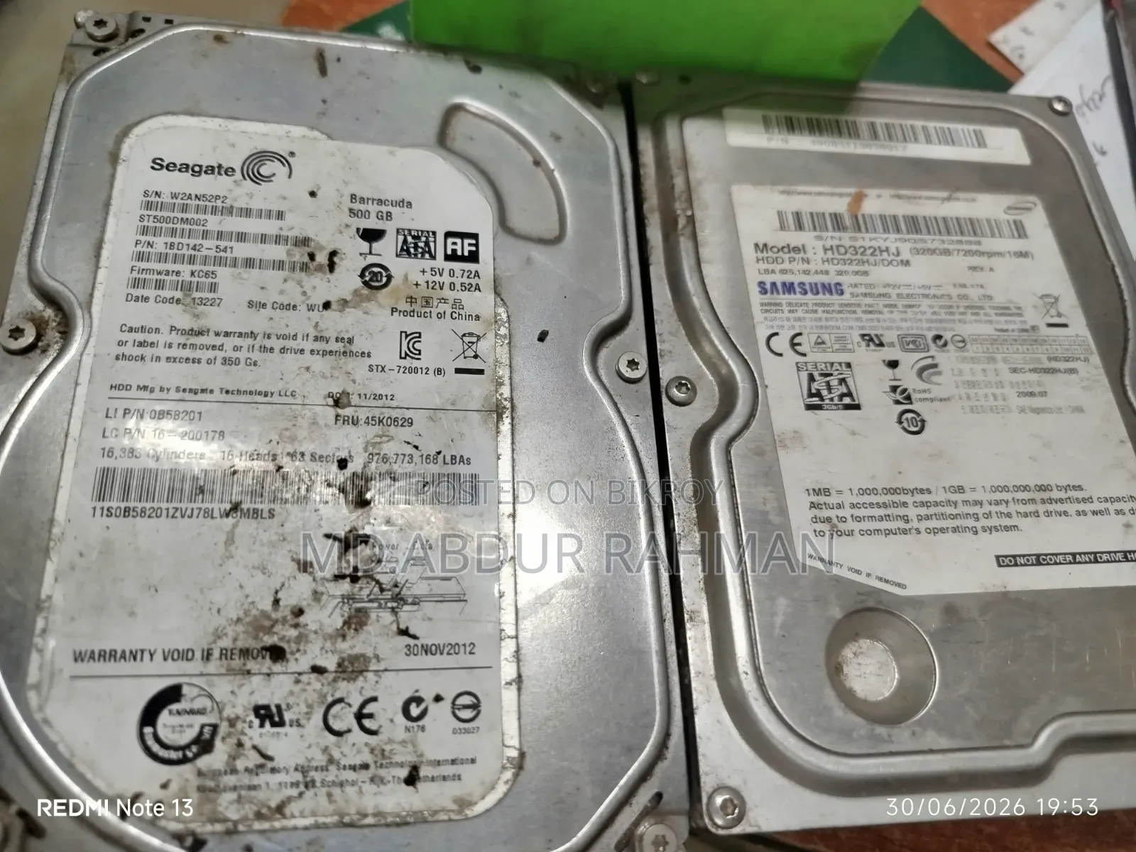 Hard Disk For Dekstop