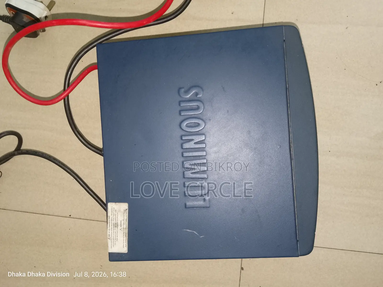 Luminous Eco Watt Neo 1050 and Hanko 200ah Battery