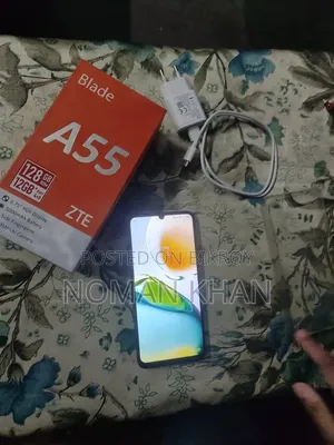 New ZTE A55 128 GB Black