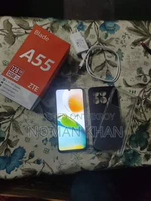 New ZTE A55 128 GB Black