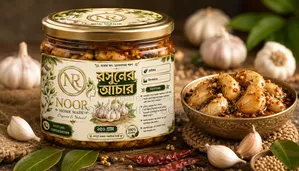 Garlic Pickle with Homemade Taste and Mother's Touch - 250g