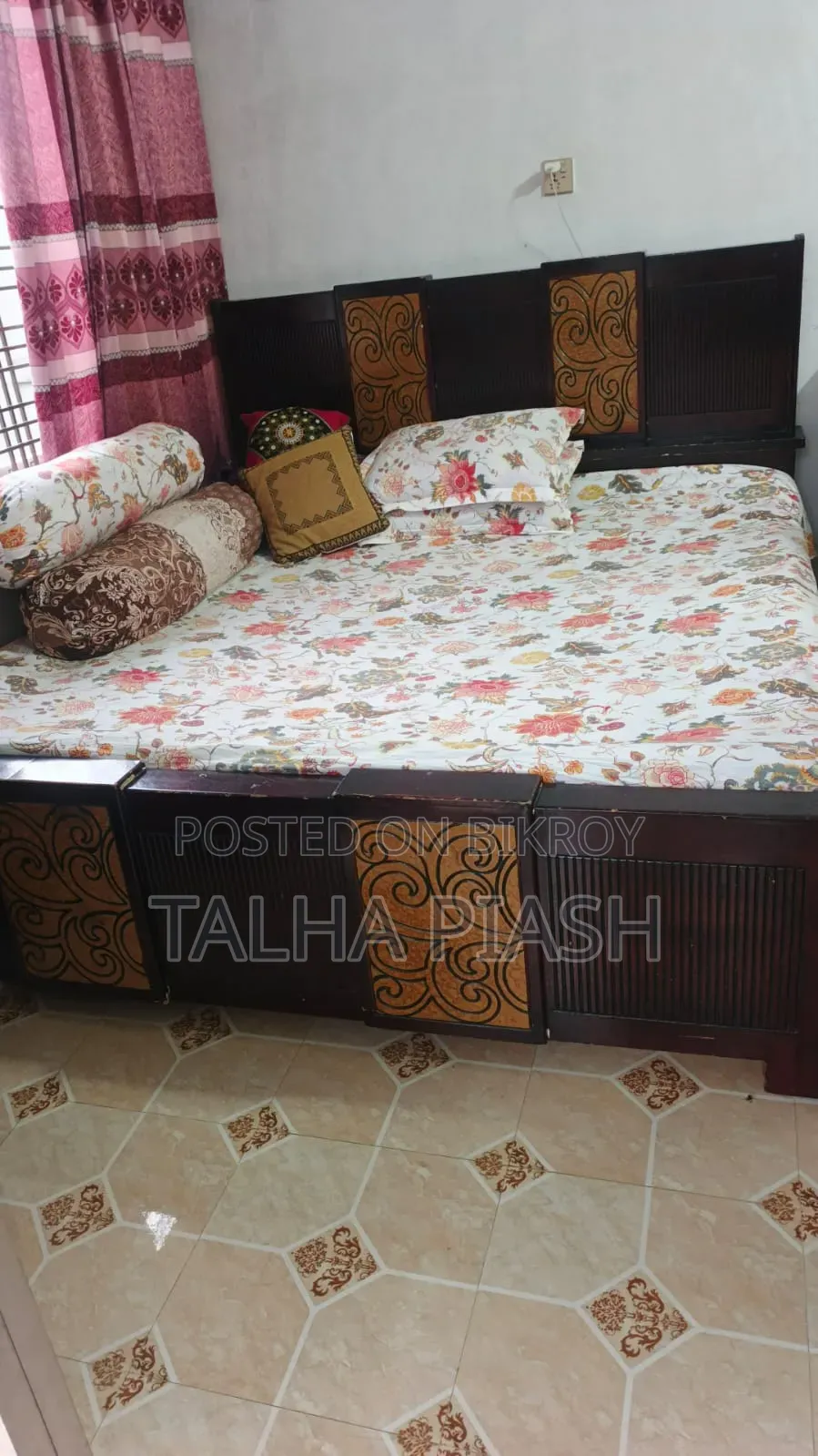 বক্স খাট (Box Bed) ৬/৭ ফিট সাথে ম্যাট্রেস ফ্রি