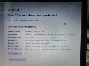 Desktop Computer Gigabyte 4GB Intel Core I3 HDD 500GB
