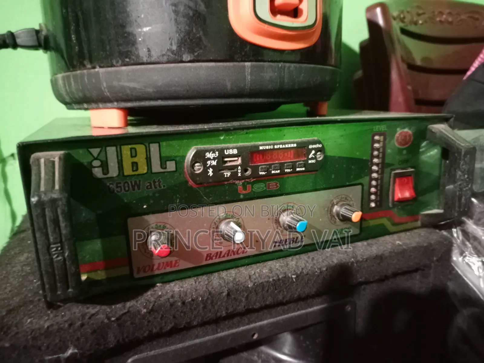 ৮ ইঞ্চি ২টা স্পিকার ৪টেনস্টার এমবি ফায়ার