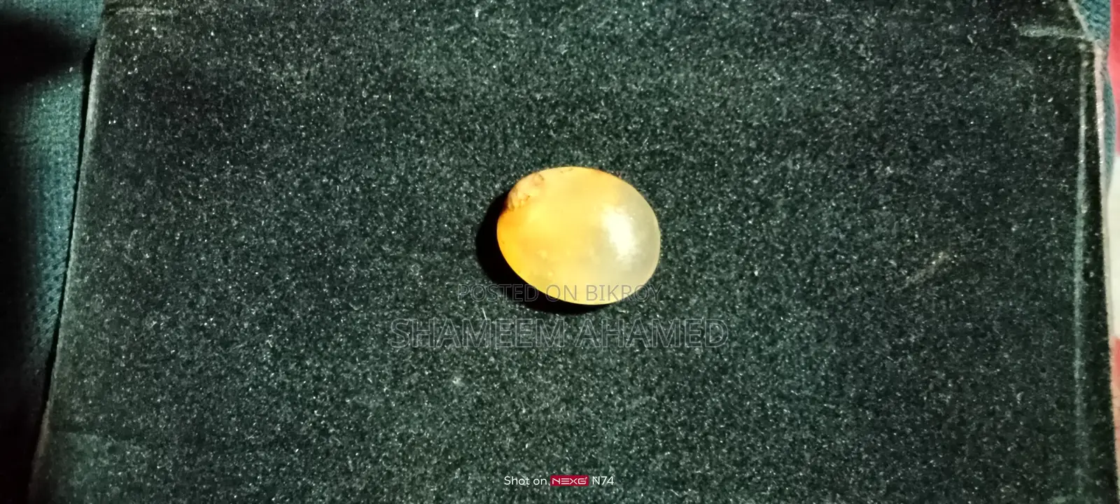 Yellow Agate Gemstone