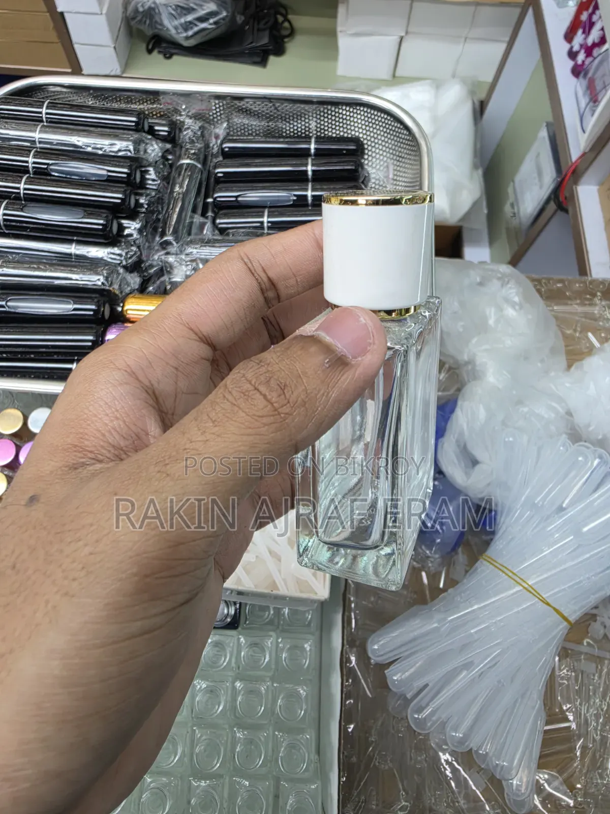৩০ মিলি রিফিলযোগ্য গ্লাস পারফিউম বোতল