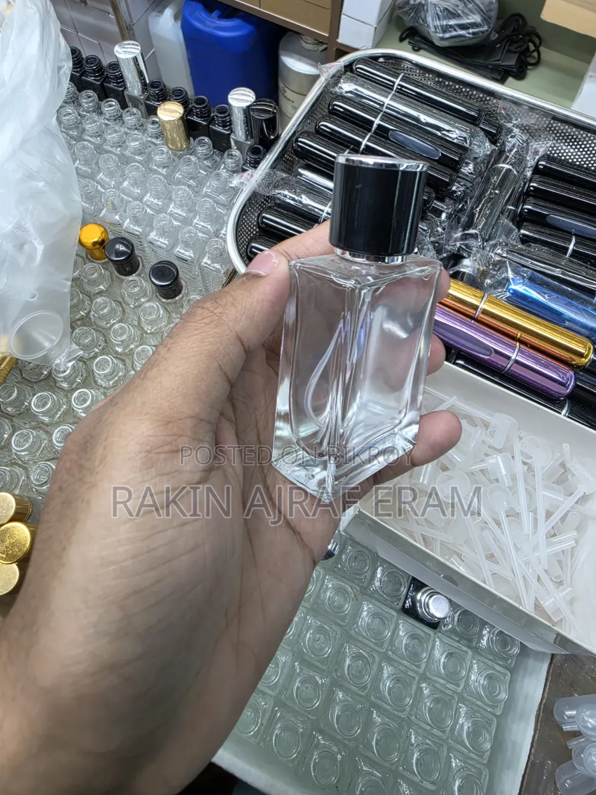 ৩০ মিলি রিফিলযোগ্য গ্লাস পারফিউম বোতল