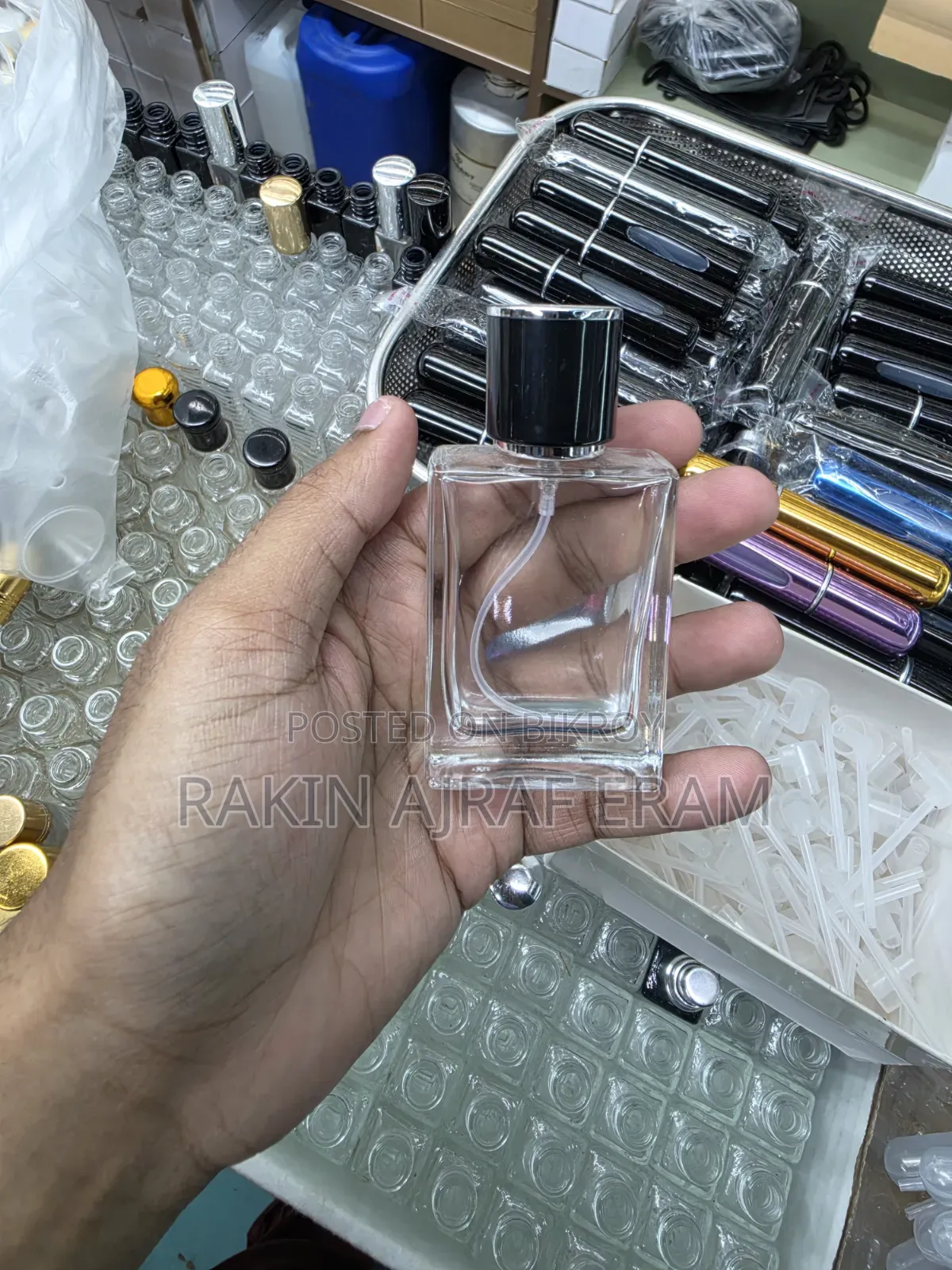 ৩০ মিলি রিফিলযোগ্য গ্লাস পারফিউম বোতল
