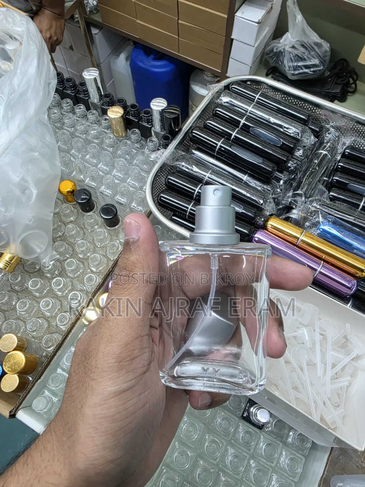 ৩০ মিলি রিফিলযোগ্য গ্লাস পারফিউম বোতল