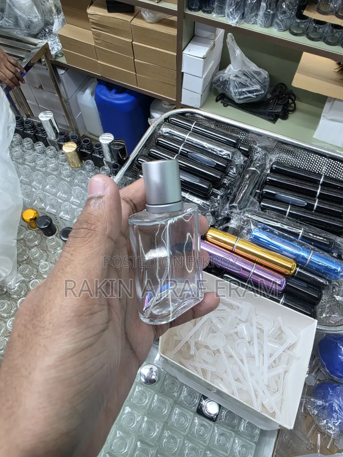 ৩০ মিলি রিফিলযোগ্য গ্লাস পারফিউম বোতল