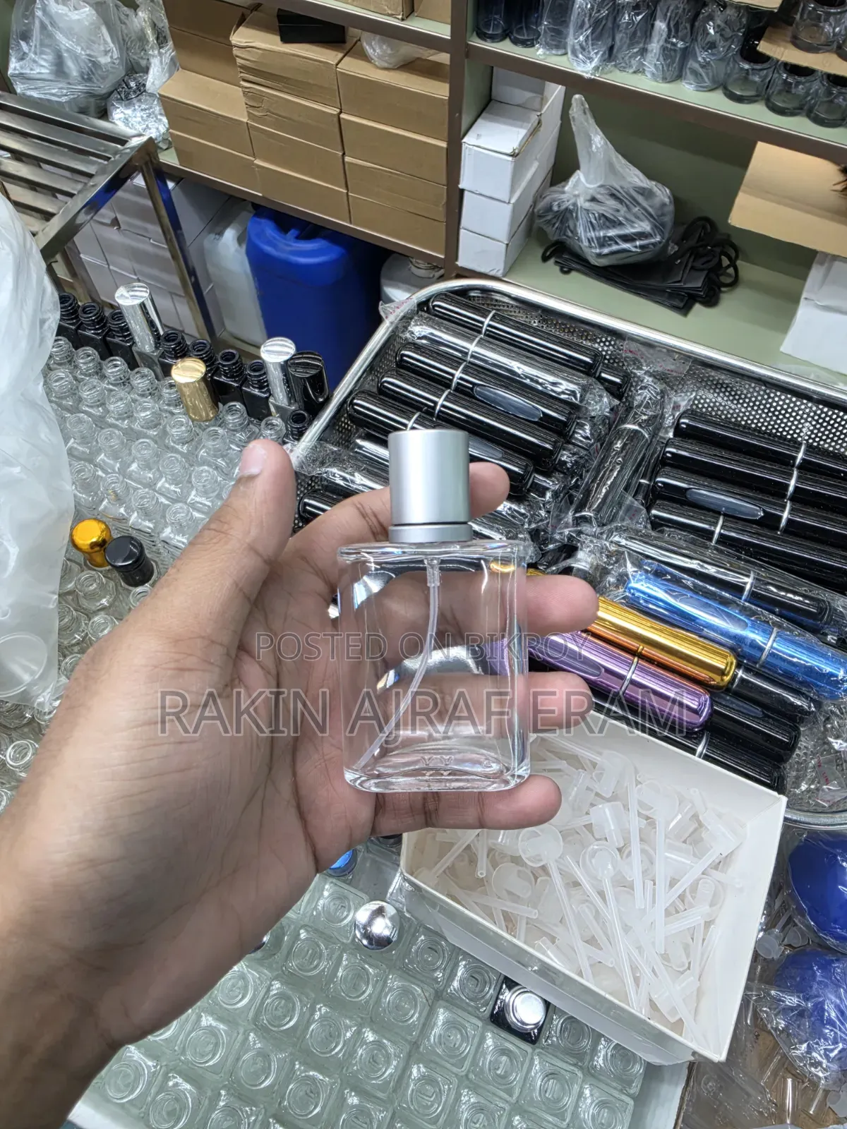 ৩০ মিলি রিফিলযোগ্য গ্লাস পারফিউম বোতল