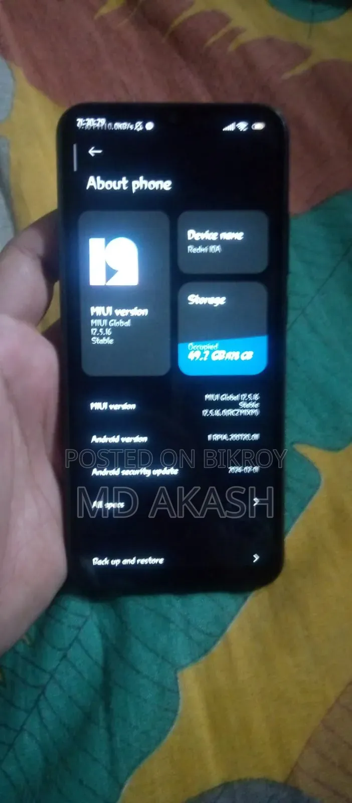 Xiaomi Redmi 10A 128 GB Black