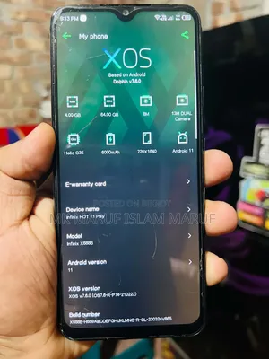 Infinix Hot 11 Play 64 GB Blue