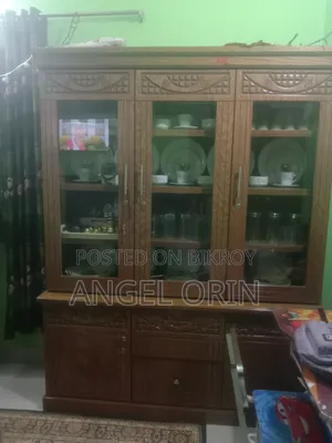 A showcase and dressing table for sale