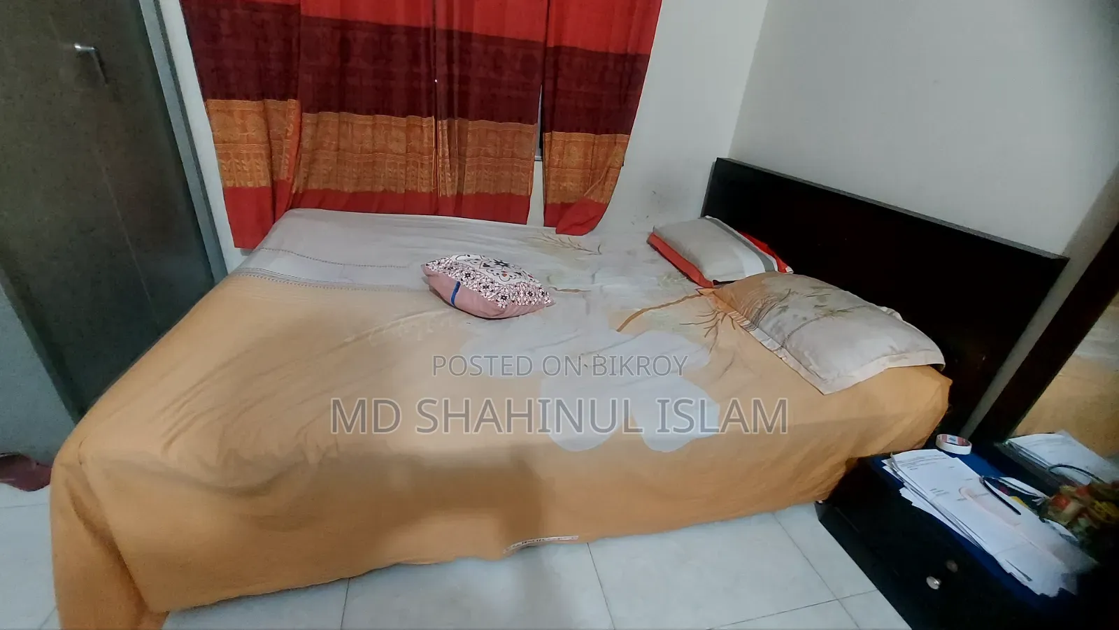 মেলামাইন বোর্ডের তৈরি খাট