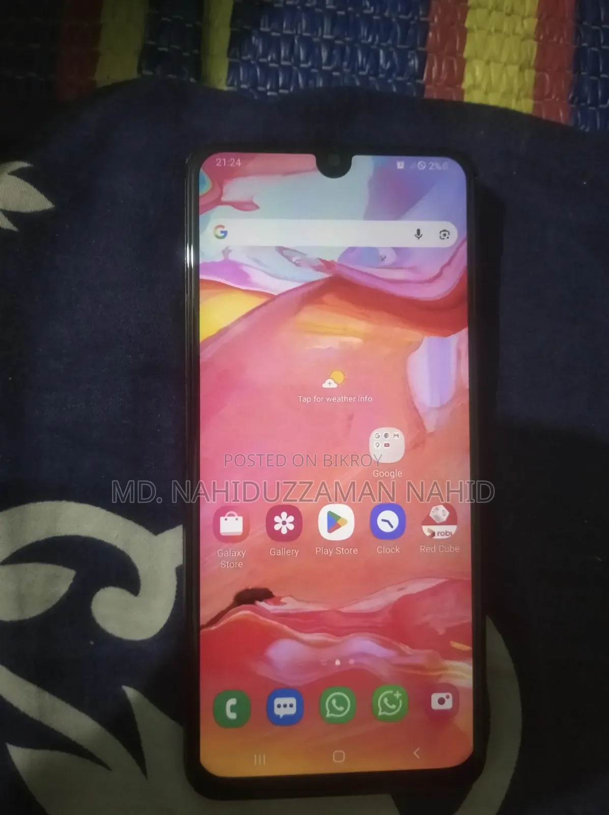 Samsung Galaxy A70 128 GB White