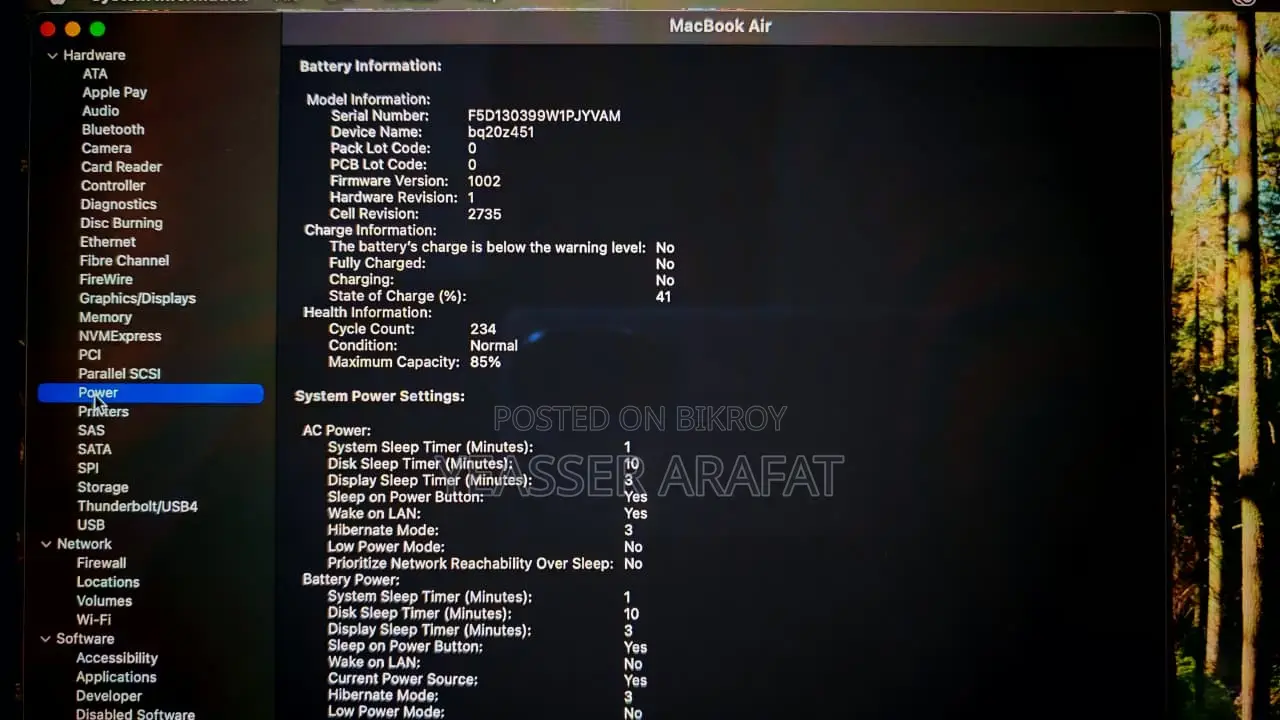 Laptop Apple MacBook Air 2020 M1 8GB Apple M1 SSD 256GB