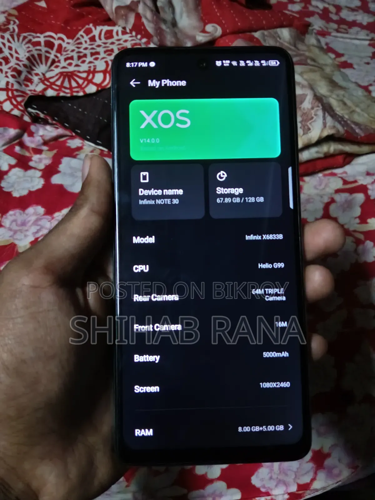 Infinix Note 30 128 GB Blue