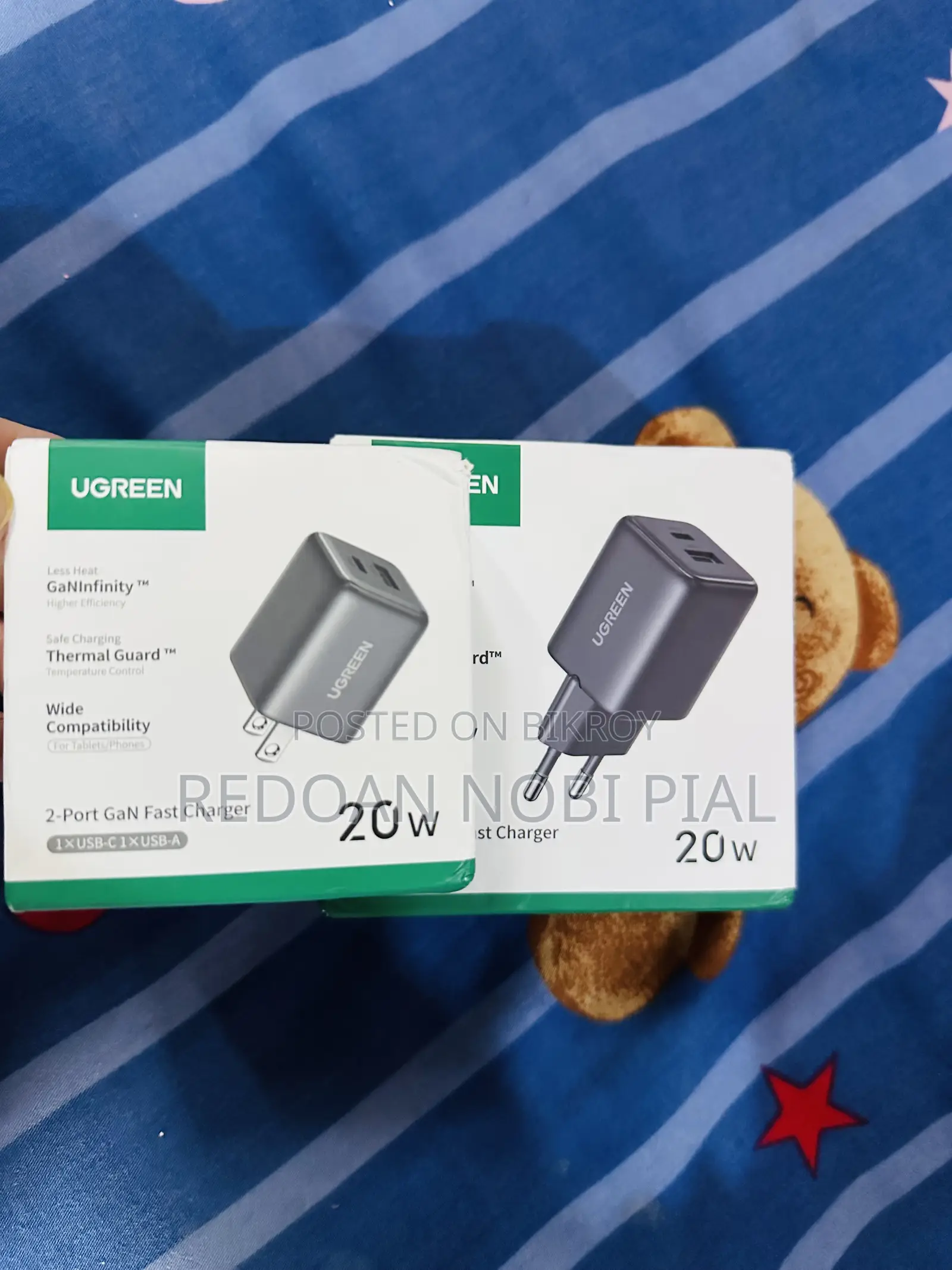 Ugreen Pd 20 Watt GaN Charger