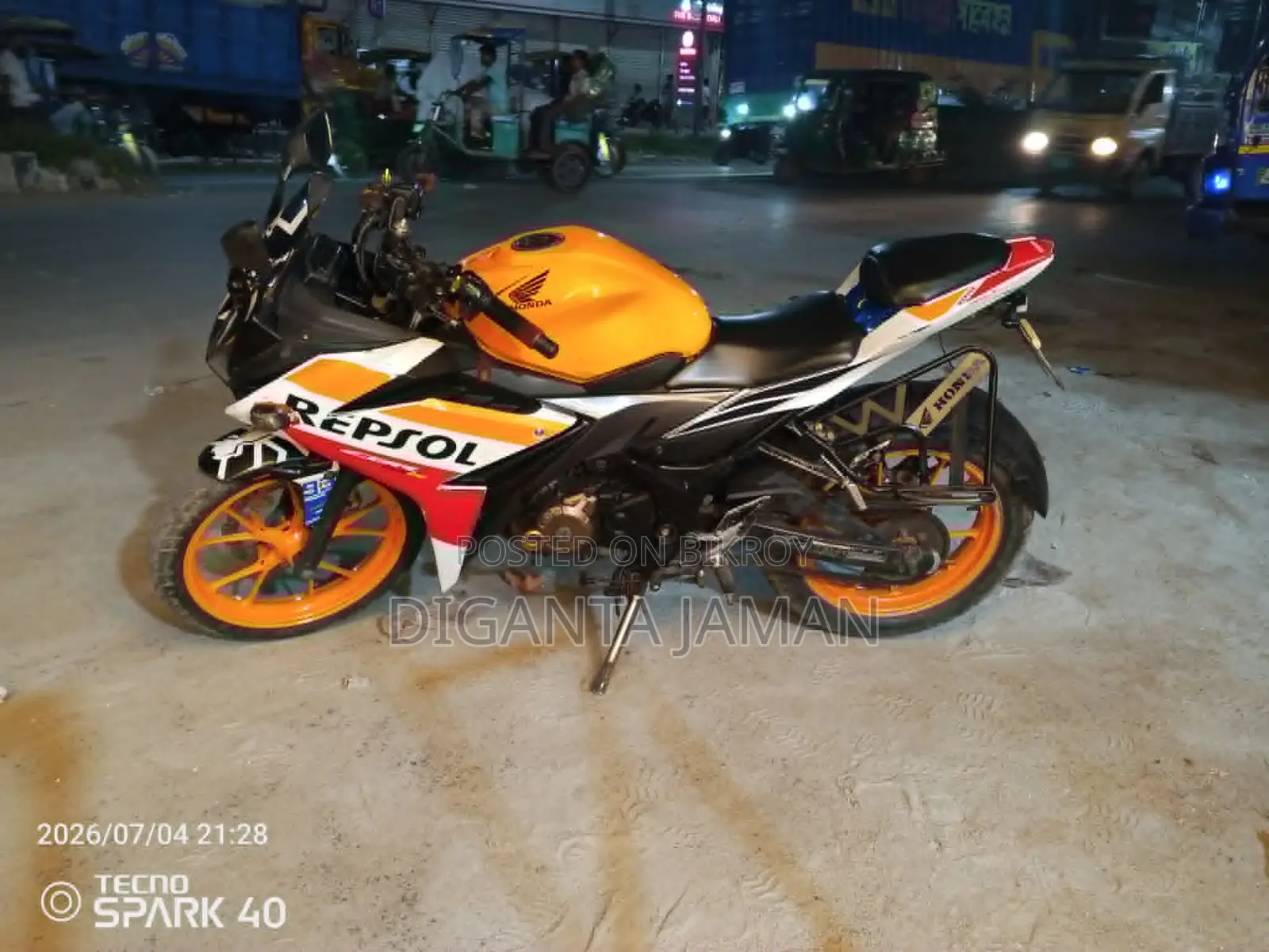 Honda CBR 2019 Orange
