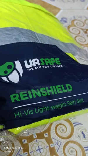 Hi-Vis Rain Suit Raincoat (Extra Large)