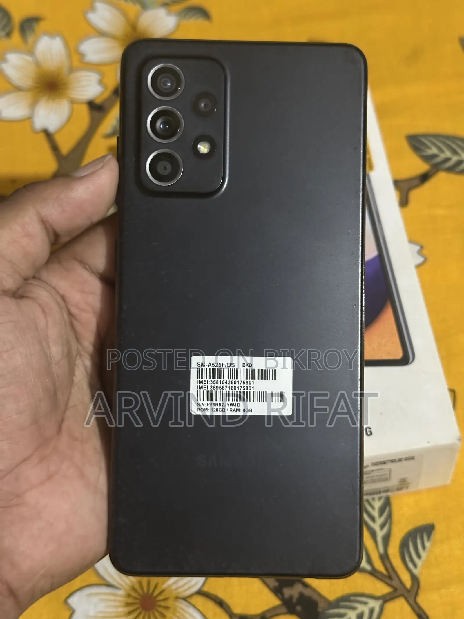 Samsung Galaxy A52 128 GB Gray