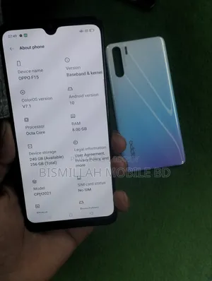 Oppo F15 256 GB White