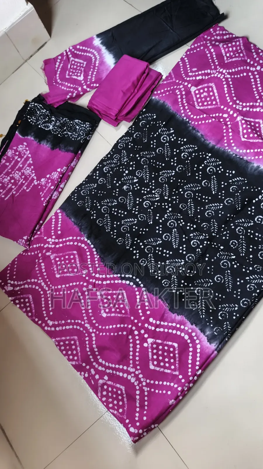 Batik Print Three-Piece