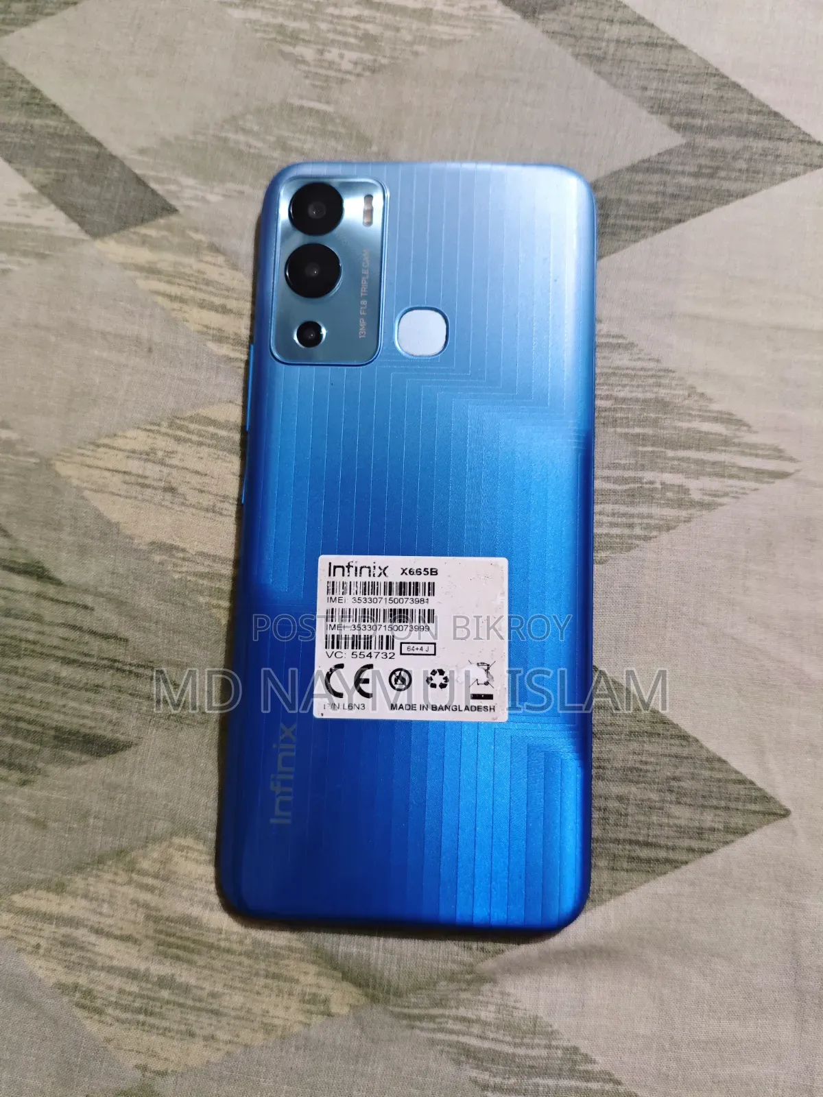Infinix Hot 12i 64 GB Blue