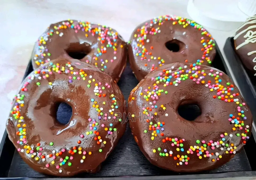 Homemade Soft Donuts and Bomboloni. 6 pieces for 250 Taka