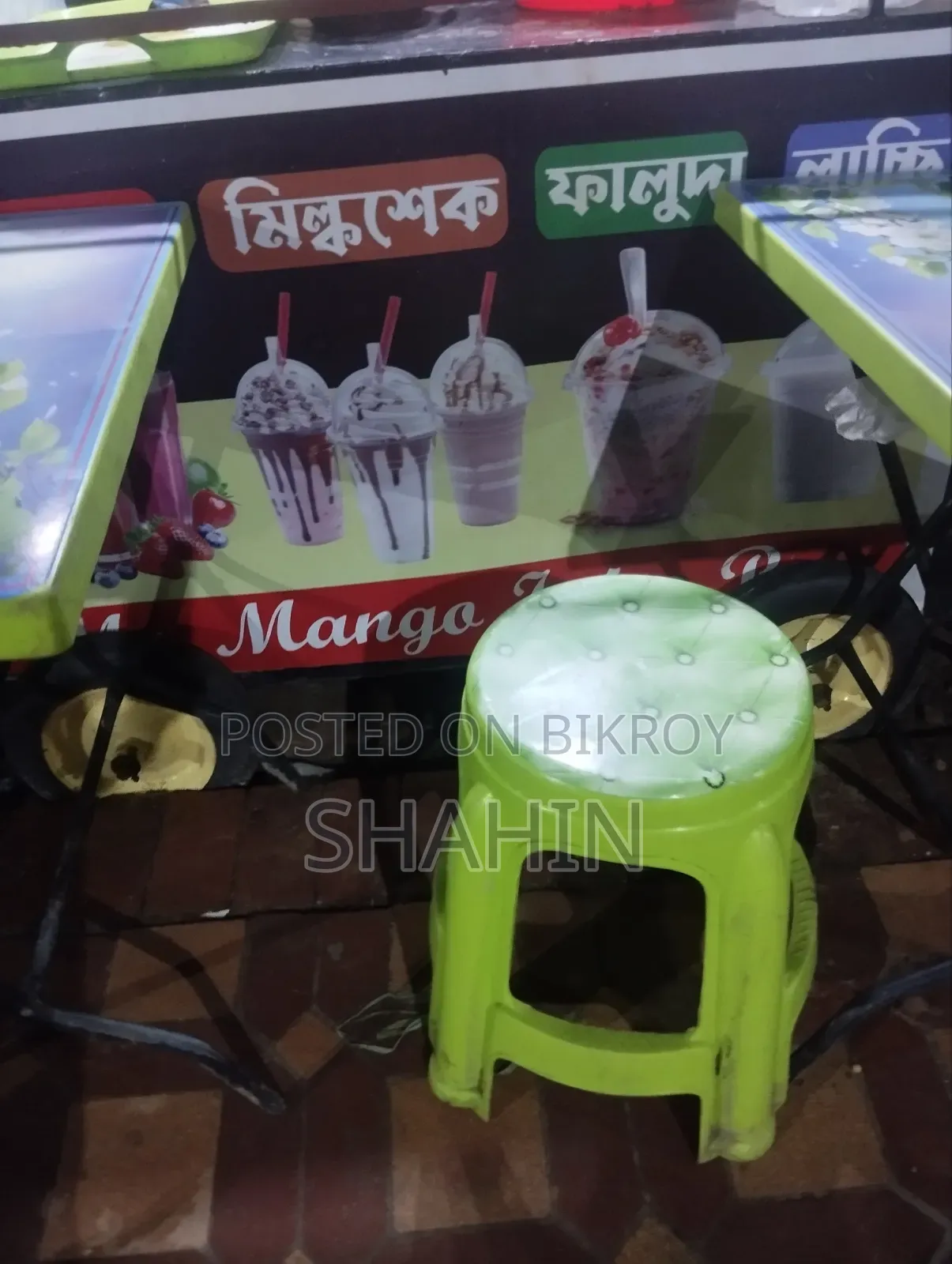 Two tables and nine stools RFL for sale