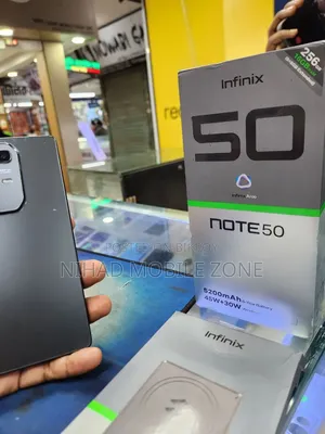 ইনফিনিক্স নোট ৫০ ৪জি ২৫৬ জিবি ব্ল্যাক