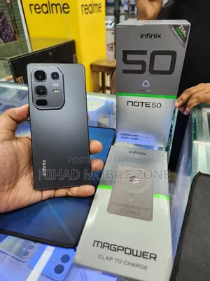 ইনফিনিক্স নোট ৫০ ৪জি ২৫৬ জিবি ব্ল্যাক