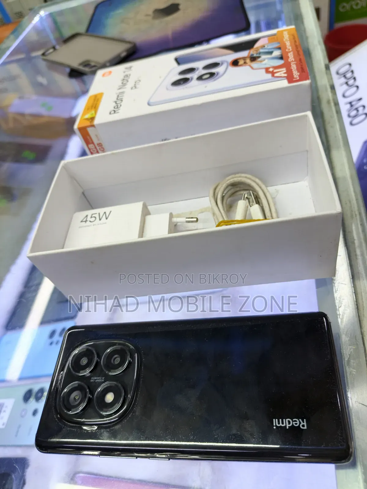 শাওমি রেডমি নোট ১৪ প্রো ২৫৬ জিবি ব্ল্যাক