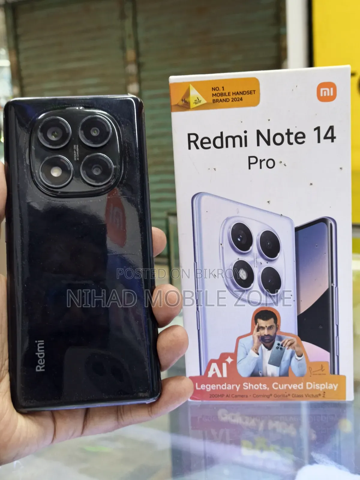 শাওমি রেডমি নোট ১৪ প্রো ২৫৬ জিবি ব্ল্যাক