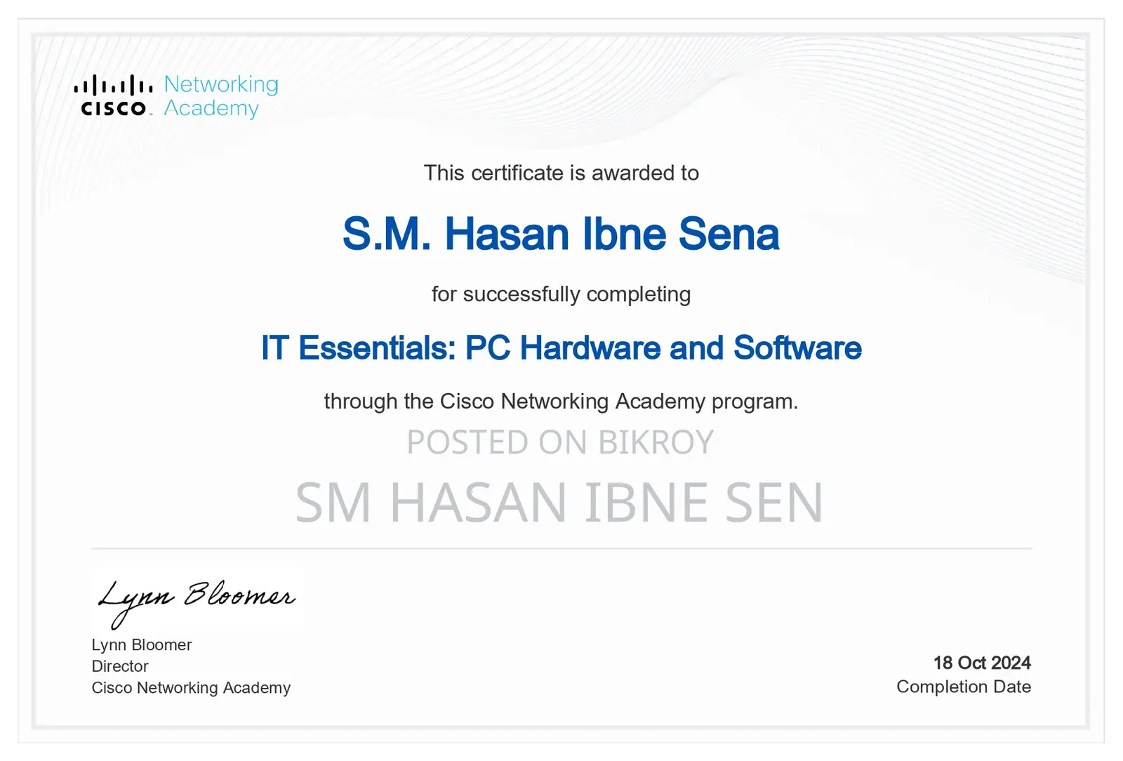 Computing IT CV
