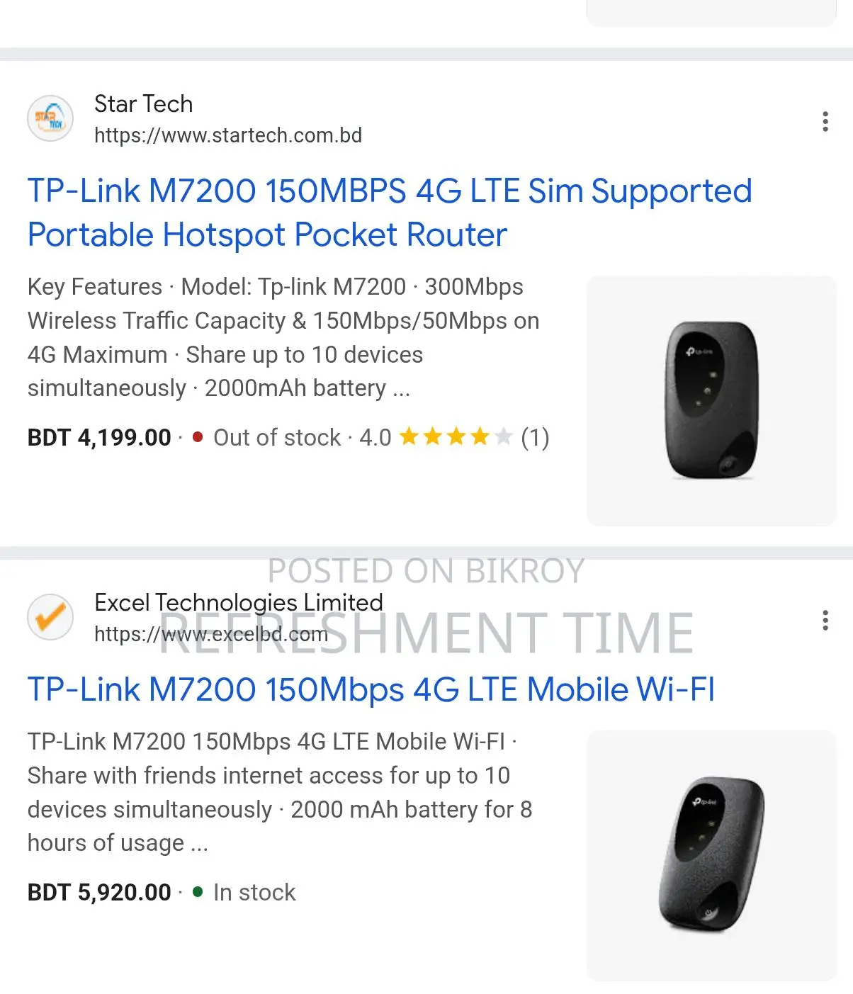 Tp-Link M7000 150mbps 4g Lte Mobile Wi-Fi Router