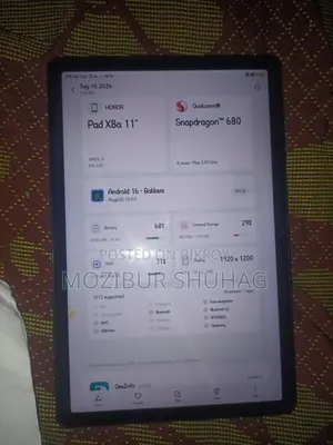 New Honor Pad X8 128 GB Black