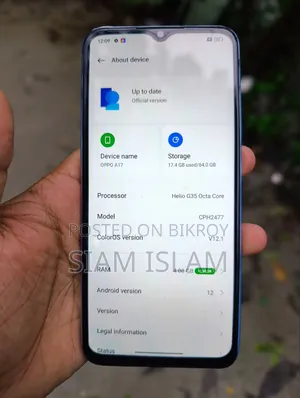 Oppo A17 64 GB Blue