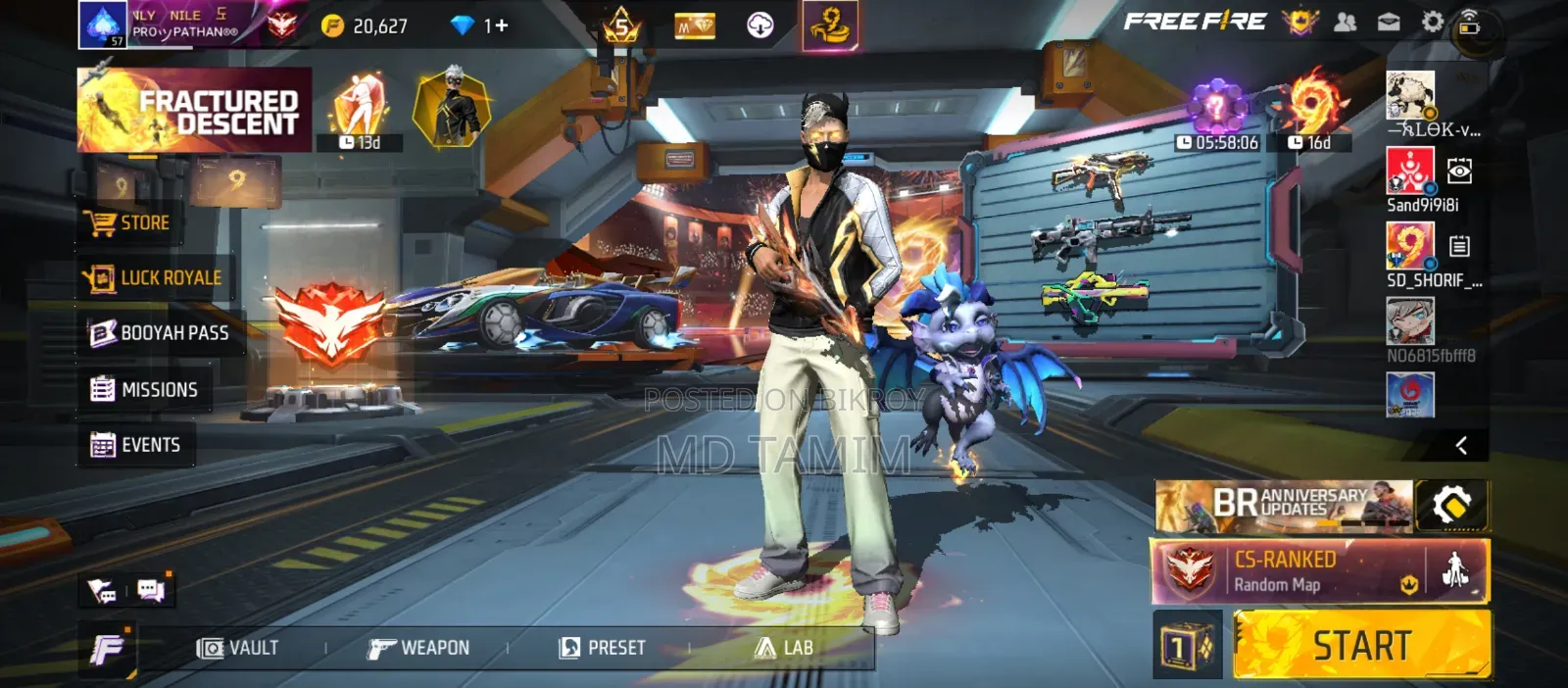 Free Fire Id Sell
