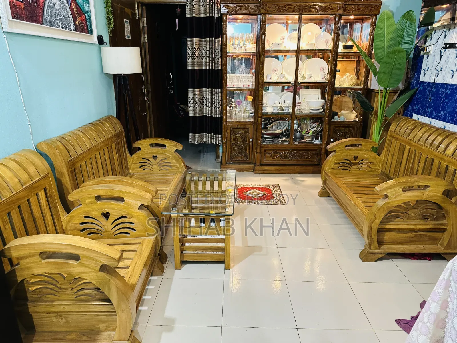 Sofa Set Chittagong Teak Wood