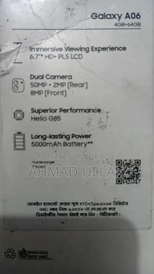 Samsung Galaxy A06 64 GB White
