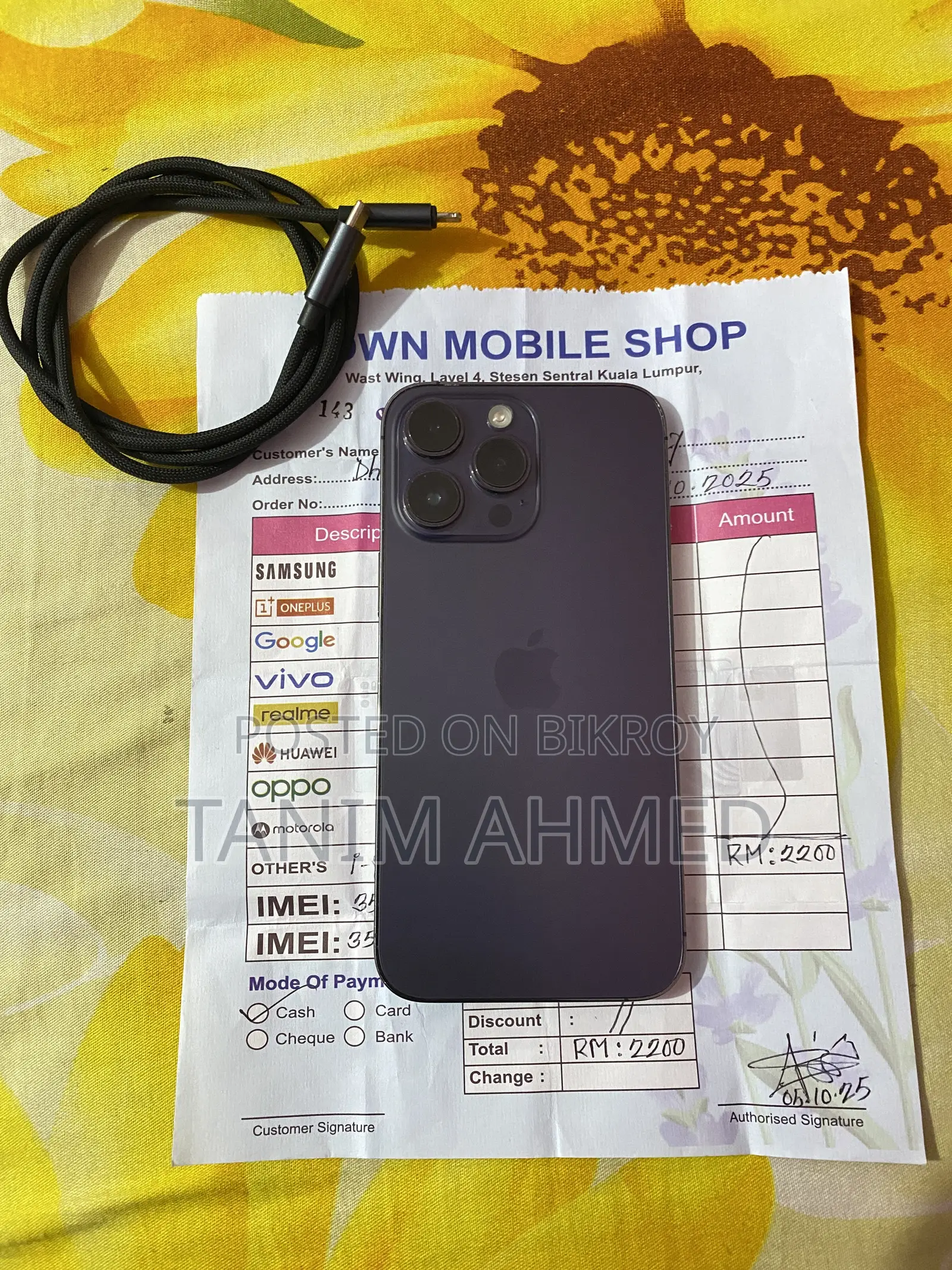 Apple iPhone 14 Pro Max 256 GB Purple
