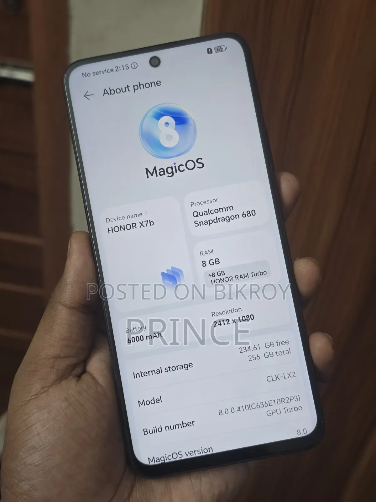 Honor X7c 256 GB Green