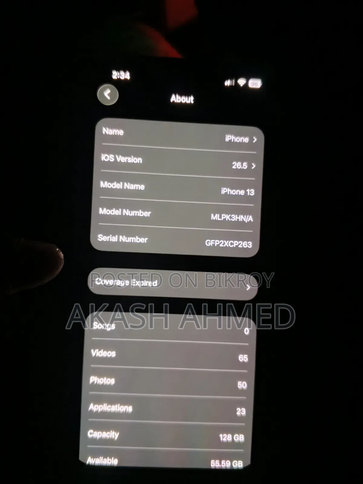 Apple iPhone 13 128 GB Blue