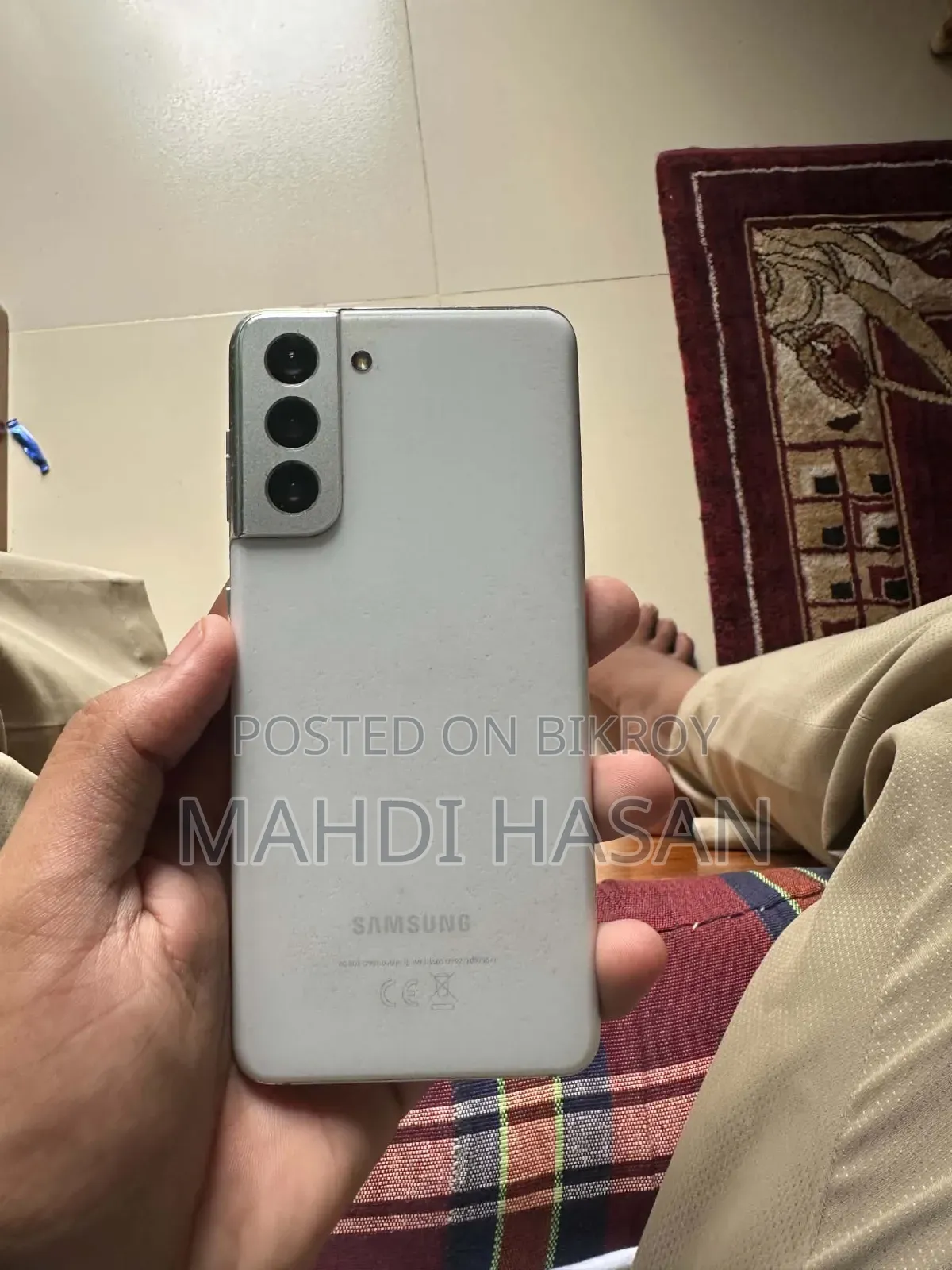 স্যামসাং গ্যালাক্সি এস২১ ৫জি ১২৮ জিবি সাদা